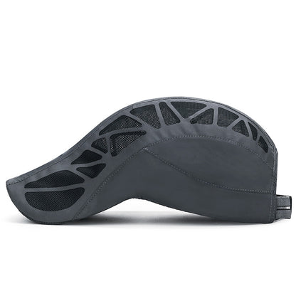 Letters Forward Hat Men's Breathable Mesh Sunshade Quick-drying Cap Outdoor Sunscreen Cap