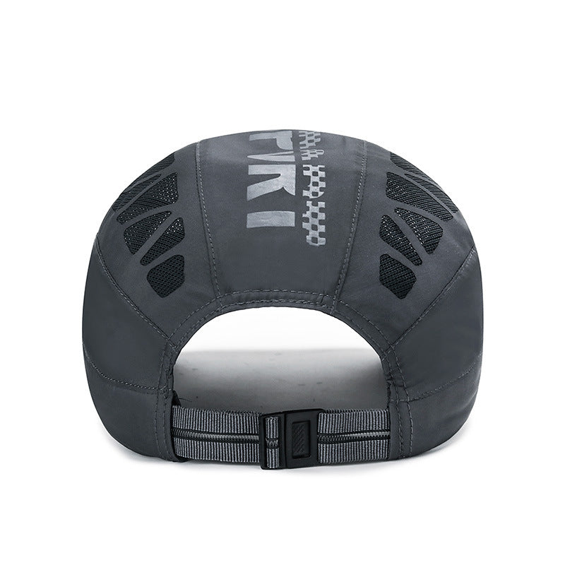 Letters Forward Hat Men's Breathable Mesh Sunshade Quick-drying Cap Outdoor Sunscreen Cap
