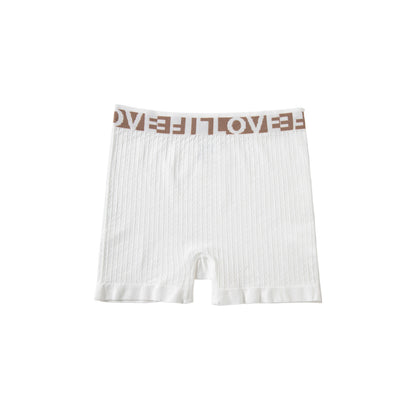High Waist European And American Sports Shorts Letter LOVE Knitted Fashion Casual Women's Boxers